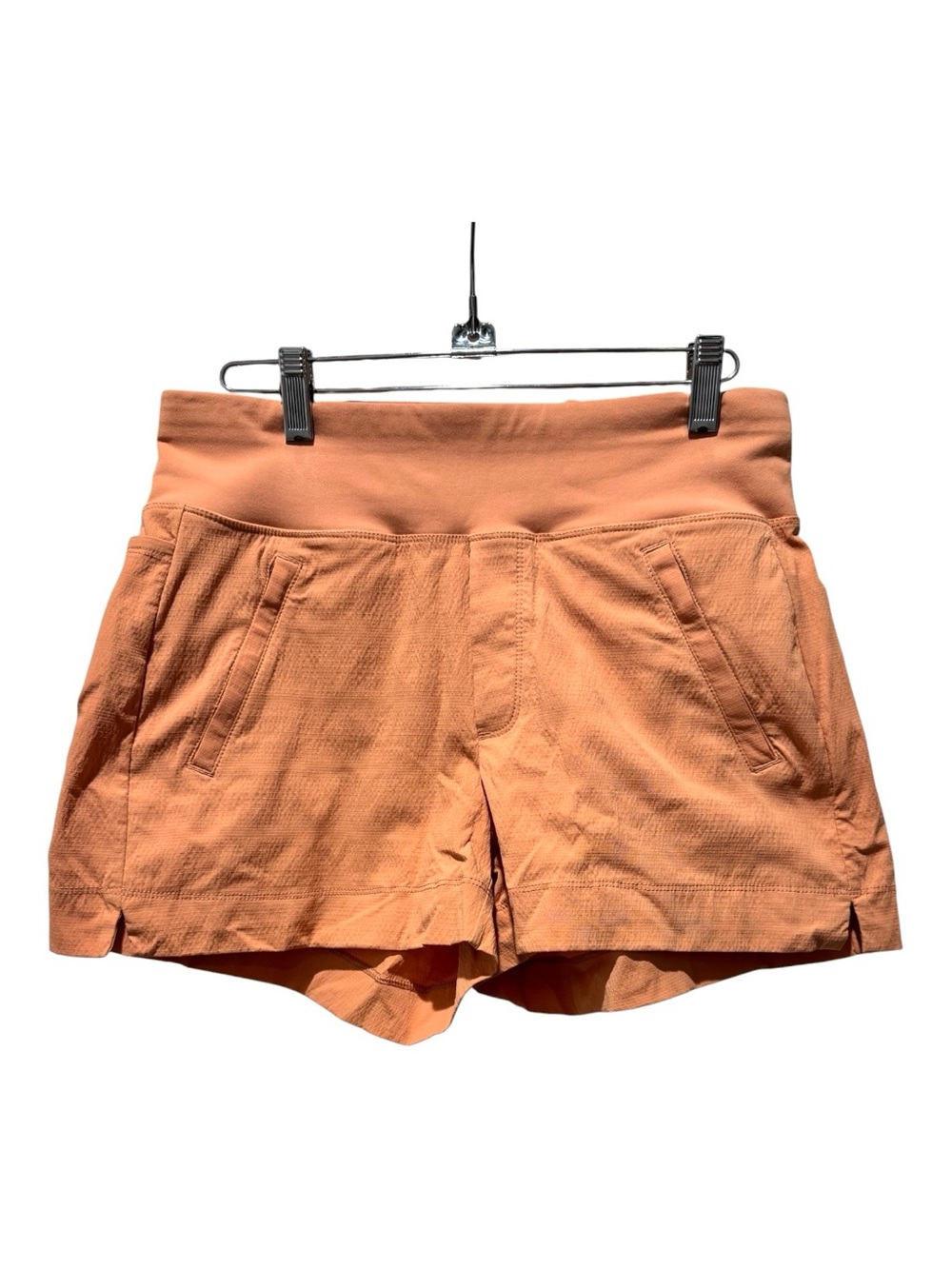 Athleta Orange Running Shorts Size 4 Lightweight Athletic Activewear